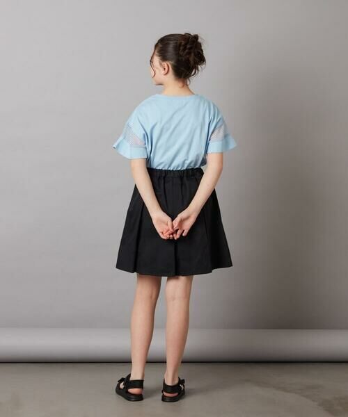 a.v.v / アー・ヴェ・ヴェ カットソー | 【累計1万枚販売/接触冷感/ジメジメ対策】[160]袖シアー切り替えトップス | 詳細14