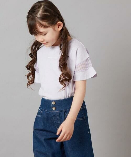 a.v.v / アー・ヴェ・ヴェ カットソー | 【累計1万枚販売/接触冷感/ジメジメ対策】[160]袖シアー切り替えトップス | 詳細15