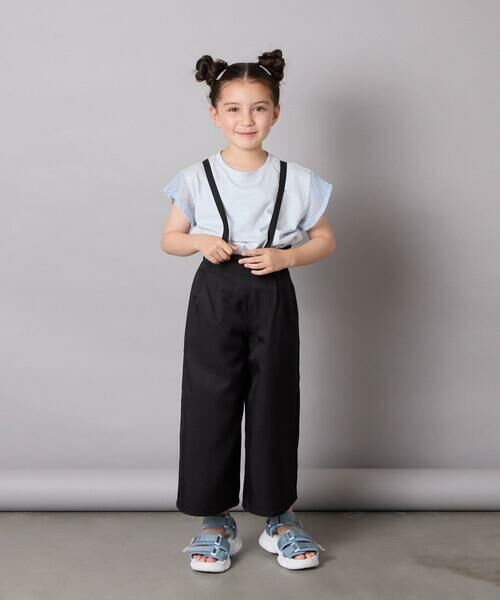 a.v.v / アー・ヴェ・ヴェ カットソー | 【カットソー人気NO.1】【接触冷感/ジメジメ対策/毛玉になりにくい/安心の綿100％】[100-160]シアーギンガムフレアスリーブＴシャツ | 詳細18