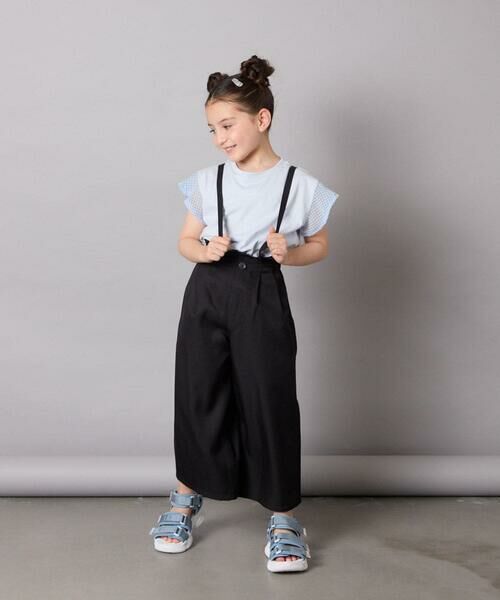 a.v.v / アー・ヴェ・ヴェ カットソー | 【カットソー人気NO.1】【接触冷感/ジメジメ対策/毛玉になりにくい/安心の綿100％】[100-160]シアーギンガムフレアスリーブＴシャツ | 詳細19