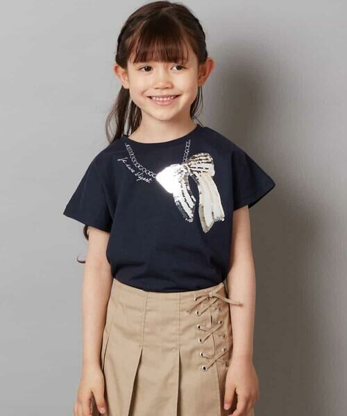 a.v.v / アー・ヴェ・ヴェ カットソー | [100-130]スパンコールアソートTシャツ | 詳細1