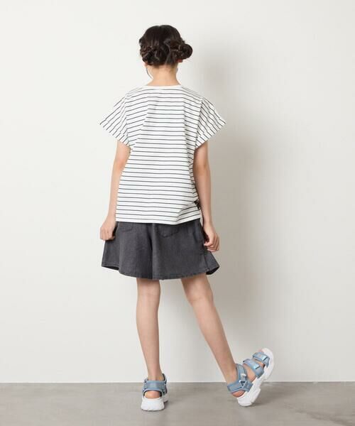 a.v.v / アー・ヴェ・ヴェ カットソー | 【接触冷感/ジメジメ対策/毛玉になりにくい/安心の綿100％】[100-150]スパンコールモチーフＴシャツ | 詳細17