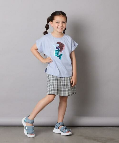 a.v.v / アー・ヴェ・ヴェ カットソー | 【接触冷感/ジメジメ対策/毛玉になりにくい/安心の綿100％】[100-150]スパンコールモチーフＴシャツ | 詳細25