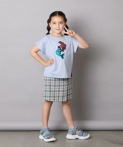 a.v.v / アー・ヴェ・ヴェ カットソー | 【接触冷感/ジメジメ対策/毛玉になりにくい/安心の綿100％】[100-150]スパンコールモチーフＴシャツ | 詳細26