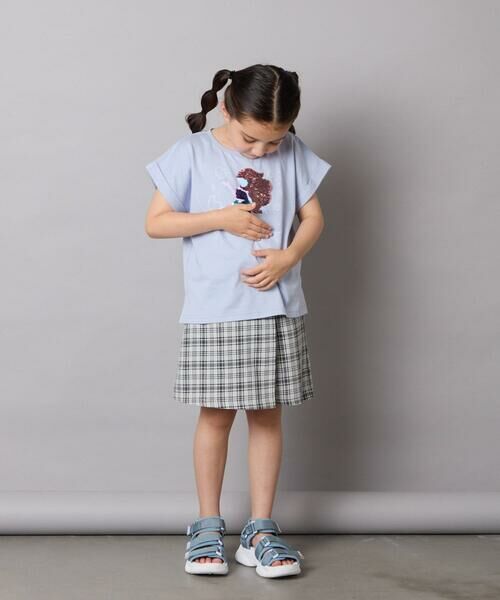 a.v.v / アー・ヴェ・ヴェ カットソー | 【接触冷感/ジメジメ対策/毛玉になりにくい/安心の綿100％】[100-150]スパンコールモチーフＴシャツ | 詳細27