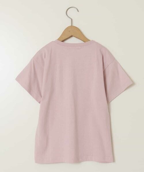 a.v.v / アー・ヴェ・ヴェ カットソー | 【接触冷感/ジメジメ対策/毛玉になりにくい/安心の綿100％/イージーケア】[100-130]ロゴ刺繍ゆるTシャツ | 詳細2