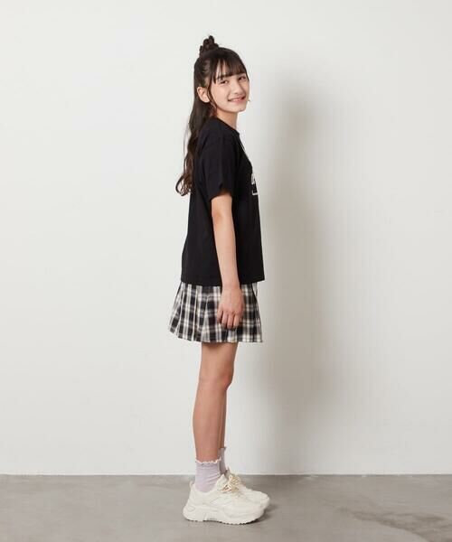 a.v.v / アー・ヴェ・ヴェ カットソー | 【接触冷感/ジメジメ対策/毛玉になりにくい/安心の綿100％/イージーケア】[140-150]ロゴ刺繍ゆるTシャツ | 詳細22