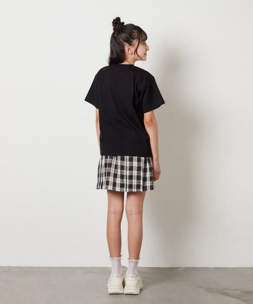 a.v.v / アー・ヴェ・ヴェ カットソー | 【接触冷感/ジメジメ対策/毛玉になりにくい/安心の綿100％/イージーケア】[140-150]ロゴ刺繍ゆるTシャツ | 詳細23