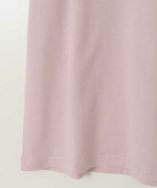 a.v.v / アー・ヴェ・ヴェ カットソー | 【接触冷感/ジメジメ対策/毛玉になりにくい/安心の綿100％/イージーケア】[160]ロゴ刺繍ゆるTシャツ | 詳細5