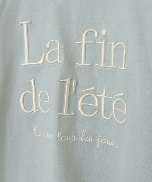 a.v.v / アー・ヴェ・ヴェ カットソー | 【接触冷感/ジメジメ対策/毛玉になりにくい/安心の綿100％/イージーケア】[160]ロゴ刺繍ゆるTシャツ | 詳細12