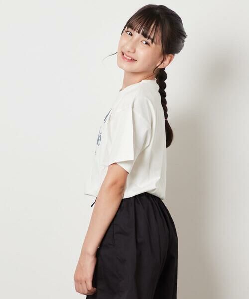 a.v.v / アー・ヴェ・ヴェ カットソー | 【接触冷感/ジメジメ対策/毛玉になりにくい/安心の綿100％/イージーケア】[160]ロゴ刺繍ゆるTシャツ | 詳細25