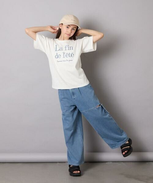 a.v.v / アー・ヴェ・ヴェ その他パンツ | [130-160]サイドスリットデニム | 詳細13