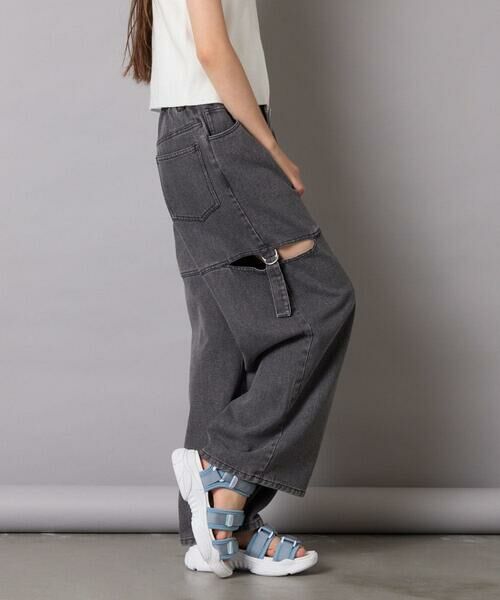 a.v.v / アー・ヴェ・ヴェ その他パンツ | [130-160]サイドスリットデニム | 詳細17