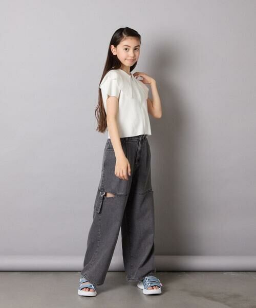 a.v.v / アー・ヴェ・ヴェ その他パンツ | [130-160]サイドスリットデニム | 詳細20