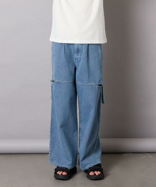 a.v.v / アー・ヴェ・ヴェ その他パンツ | [130-160]サイドスリットデニム | 詳細3