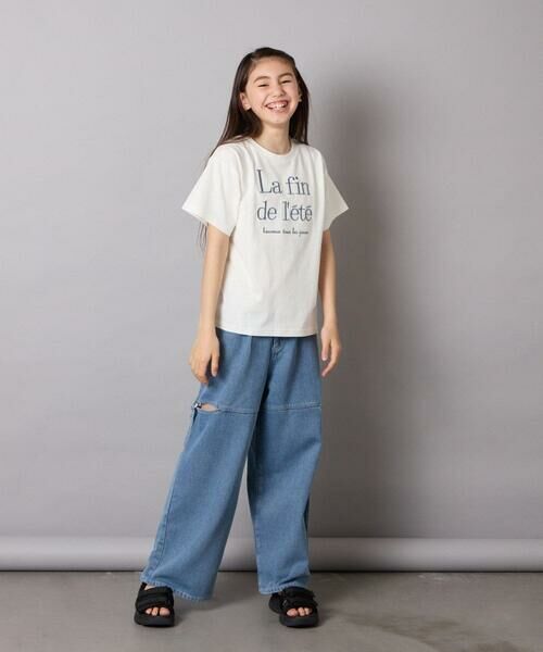 a.v.v / アー・ヴェ・ヴェ その他パンツ | [130-160]サイドスリットデニム | 詳細7