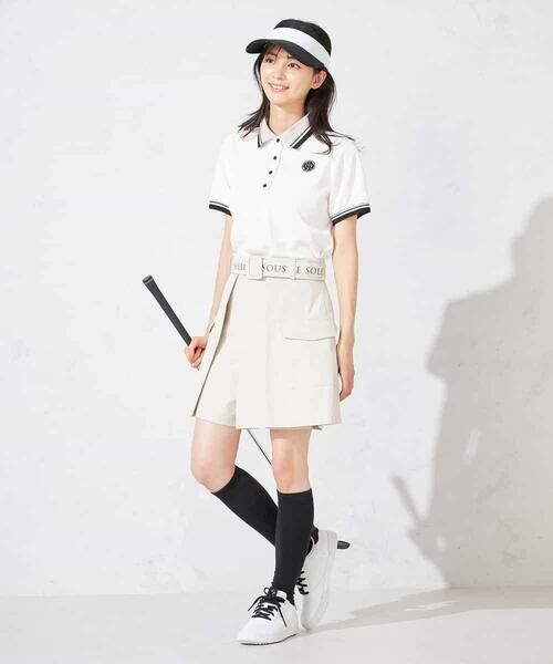 a.v.v / アー・ヴェ・ヴェ その他パンツ | レディースゴルフウエア/カーゴキュロットパンツ(ベルト2点SET) | 詳細2
