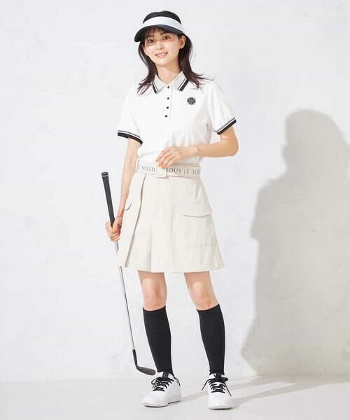 a.v.v / アー・ヴェ・ヴェ その他パンツ | レディースゴルフウエア/カーゴキュロットパンツ(ベルト2点SET) | 詳細3