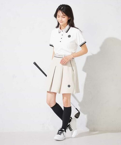 a.v.v / アー・ヴェ・ヴェ その他パンツ | レディースゴルフウエア/ハイウエストボックスプリーツキュロット | 詳細2