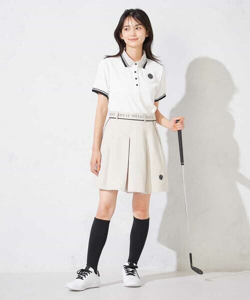 a.v.v / アー・ヴェ・ヴェ その他パンツ | レディースゴルフウエア/ハイウエストボックスプリーツキュロット | 詳細4