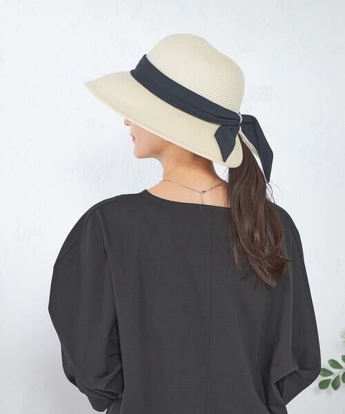 a.v.v / アー・ヴェ・ヴェ キャップ | 【洗える】リボンブレードハット | 詳細1