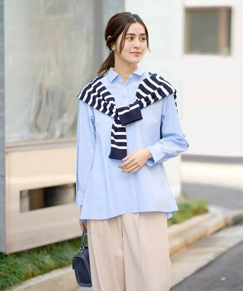 a.v.v / アー・ヴェ・ヴェ シャツ・ブラウス | バックタックフレアシャツ | 詳細22