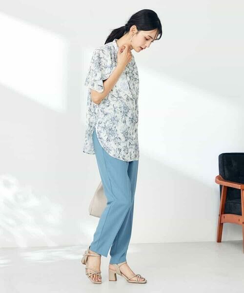 a.v.v / アー・ヴェ・ヴェ シャツ・ブラウス | 線画プリントケープブラウス | 詳細23