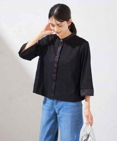 a.v.v / アー・ヴェ・ヴェ シャツ・ブラウス | 幾何レースクロップドブラウス