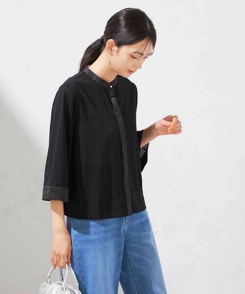 a.v.v / アー・ヴェ・ヴェ シャツ・ブラウス | 幾何レースクロップドブラウス | 詳細15