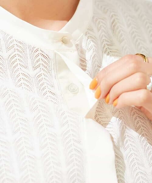 a.v.v / アー・ヴェ・ヴェ シャツ・ブラウス | 幾何レースクロップドブラウス | 詳細26