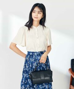 a.v.v / アー・ヴェ・ヴェ シャツ・ブラウス | サテンシャーリングブラウス