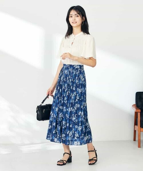 a.v.v / アー・ヴェ・ヴェ シャツ・ブラウス | サテンシャーリングブラウス | 詳細10