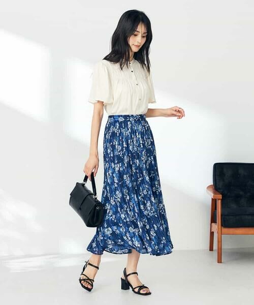 a.v.v / アー・ヴェ・ヴェ シャツ・ブラウス | サテンシャーリングブラウス | 詳細11