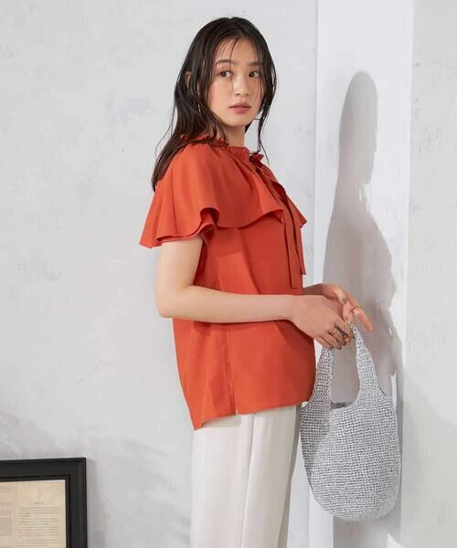 a.v.v / アー・ヴェ・ヴェ シャツ・ブラウス | ナチュラルタッチフリルブラウス | 詳細10