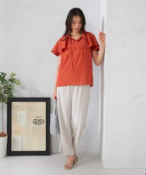 a.v.v / アー・ヴェ・ヴェ シャツ・ブラウス | ナチュラルタッチフリルブラウス | 詳細12