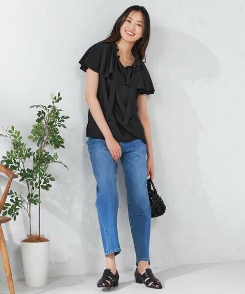 a.v.v / アー・ヴェ・ヴェ シャツ・ブラウス | ナチュラルタッチフリルブラウス | 詳細19