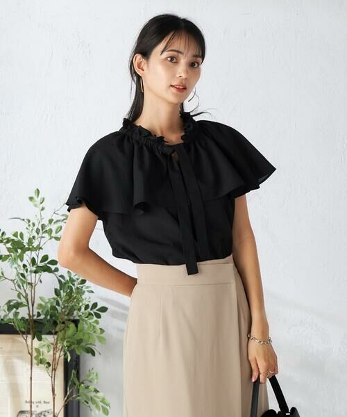 a.v.v / アー・ヴェ・ヴェ シャツ・ブラウス | ナチュラルタッチフリルブラウス | 詳細20