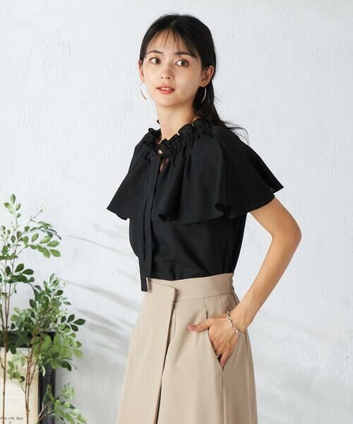 a.v.v / アー・ヴェ・ヴェ シャツ・ブラウス | ナチュラルタッチフリルブラウス | 詳細21