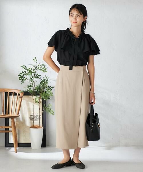 a.v.v / アー・ヴェ・ヴェ シャツ・ブラウス | ナチュラルタッチフリルブラウス | 詳細23