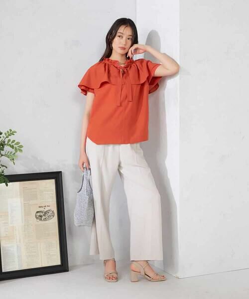 a.v.v / アー・ヴェ・ヴェ シャツ・ブラウス | ナチュラルタッチフリルブラウス | 詳細4