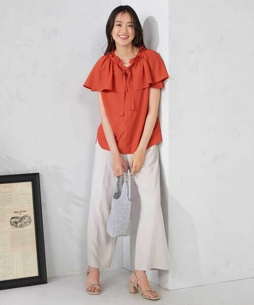 a.v.v / アー・ヴェ・ヴェ シャツ・ブラウス | ナチュラルタッチフリルブラウス | 詳細5