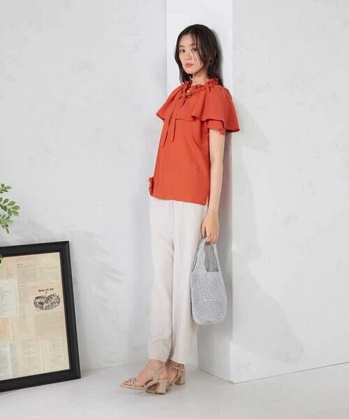 a.v.v / アー・ヴェ・ヴェ シャツ・ブラウス | ナチュラルタッチフリルブラウス | 詳細7