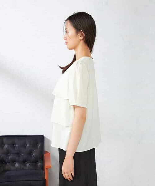 a.v.v / アー・ヴェ・ヴェ シャツ・ブラウス | 【接触冷感/UVカット/吸水速乾/イージーケア】サテンティアードブラウス | 詳細20