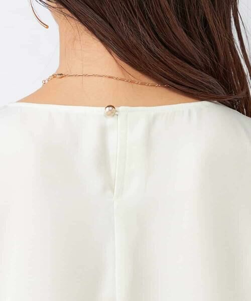 a.v.v / アー・ヴェ・ヴェ シャツ・ブラウス | 【接触冷感/UVカット/吸水速乾/イージーケア】サテンティアードブラウス | 詳細25