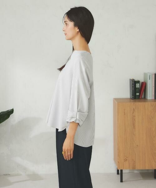 a.v.v / アー・ヴェ・ヴェ シャツ・ブラウス | 【洗える/イージーケア/吸水速乾/UVカット】袖リボンサッカーブラウス【セットアップ対応】 | 詳細16