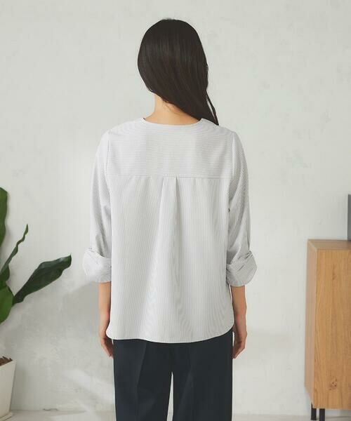 a.v.v / アー・ヴェ・ヴェ シャツ・ブラウス | 【洗える/イージーケア/吸水速乾/UVカット】袖リボンサッカーブラウス【セットアップ対応】 | 詳細17