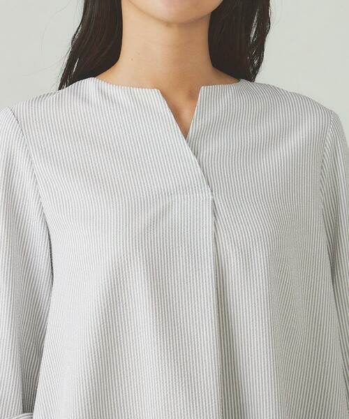 a.v.v / アー・ヴェ・ヴェ シャツ・ブラウス | 【洗える/イージーケア/吸水速乾/UVカット】袖リボンサッカーブラウス【セットアップ対応】 | 詳細18
