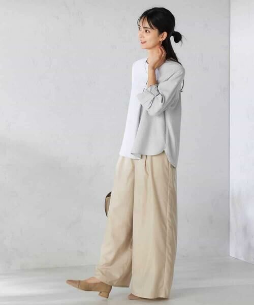 a.v.v / アー・ヴェ・ヴェ シャツ・ブラウス | 【洗える/イージーケア/吸水速乾/UVカット】袖リボンサッカーブラウス【セットアップ対応】 | 詳細8