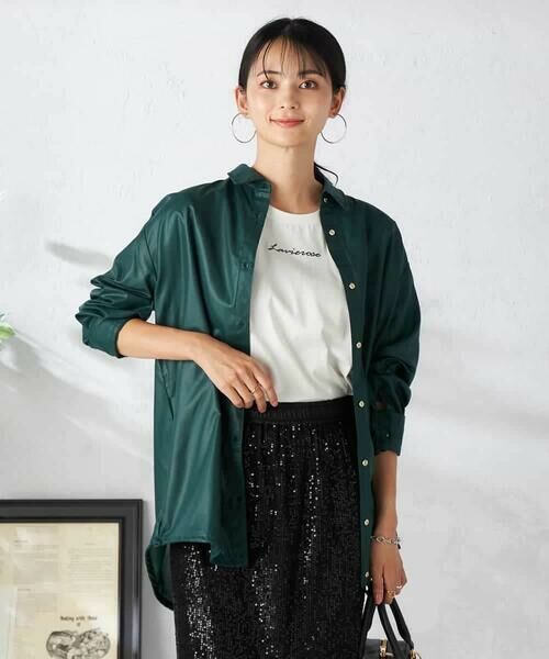 a.v.v / アー・ヴェ・ヴェ シャツ・ブラウス | ドロストセミシアーシャツ | 詳細3