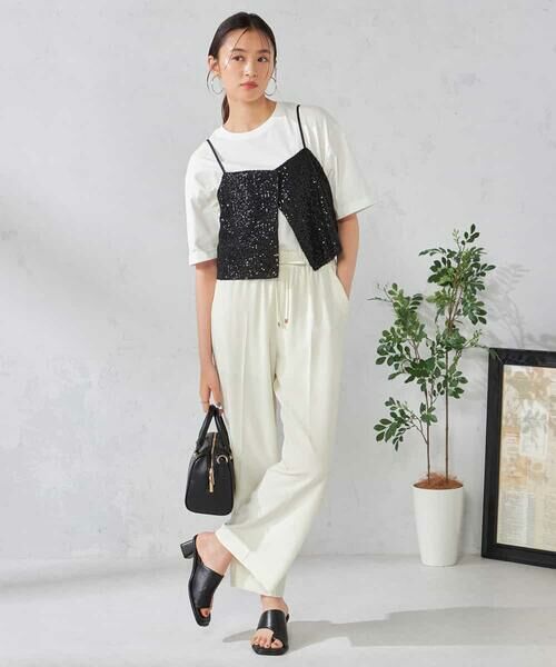 a.v.v / アー・ヴェ・ヴェ その他トップス | スパンコールビスチェ | 詳細10